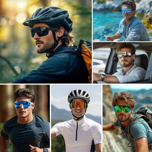 Pack 6 sports glasses cycling , running , outdoor or any sports - Picture 4 of 12